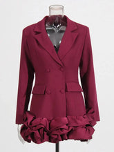 TWOTWINSTYLE Hit Color Designer Dresses For Women O Neck Long Sleeve High Waist Temperament Elegant Mini Dress Female Fashion Beauty hair & fashionfj