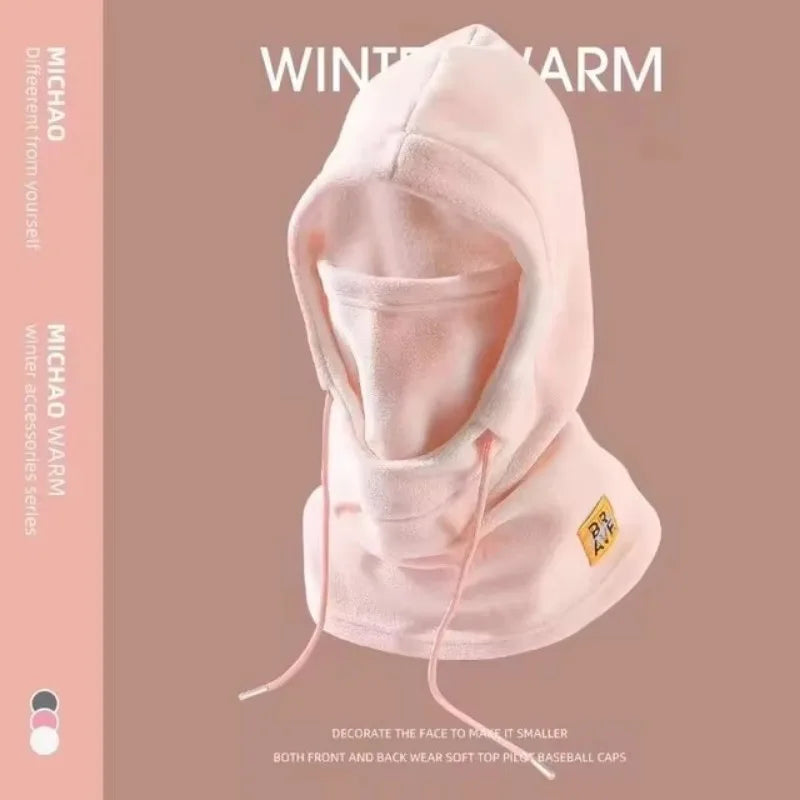 Winter Warm Hat with Mask and Neck Warmer 3-in-1 Windproof Balaclava for Men and Women  hat Cycling Cold Weather Protection