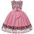 European and American embroidery dress dress girl&