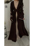 Eid Bow Abaya Women Cardigan Dress Muslim Party Caftan Robe Jalabiya Morocco Dubai Kaftan Islam Vestidos Largos Ramadan 2025 Beauty hair & fashionfj