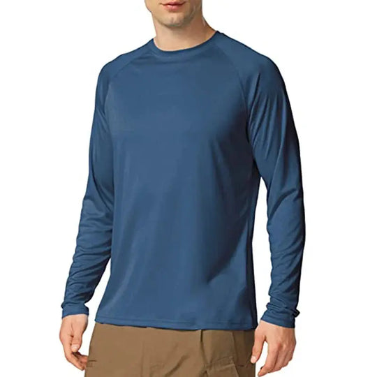 Men's Sun Protection shirts Summer UPF 50+ Long Sleeve Quick Dry Men Shirts Breathable Hiking Fish Performance Tops UV-Proof Beauty hair & fashionfj
