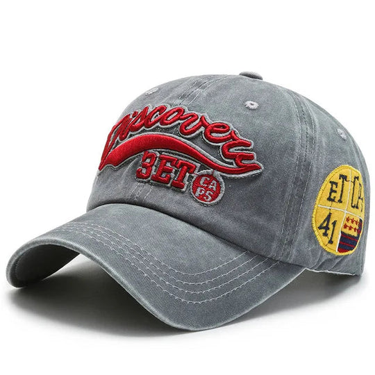 2022 Summer Women Men Baseball Cap Fashion Letter Embroidery Snapback Hat Vintage Washed Cotton Unisex Hip Hop Sun Hat Casquette Beauty hair & fashionfj