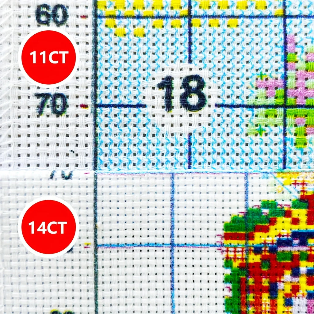 Christmas tree 40X40CM/15.74inch cross stitch Kit diy 11CT/14CT Embroidery crafting supplies embroidered kit hanging