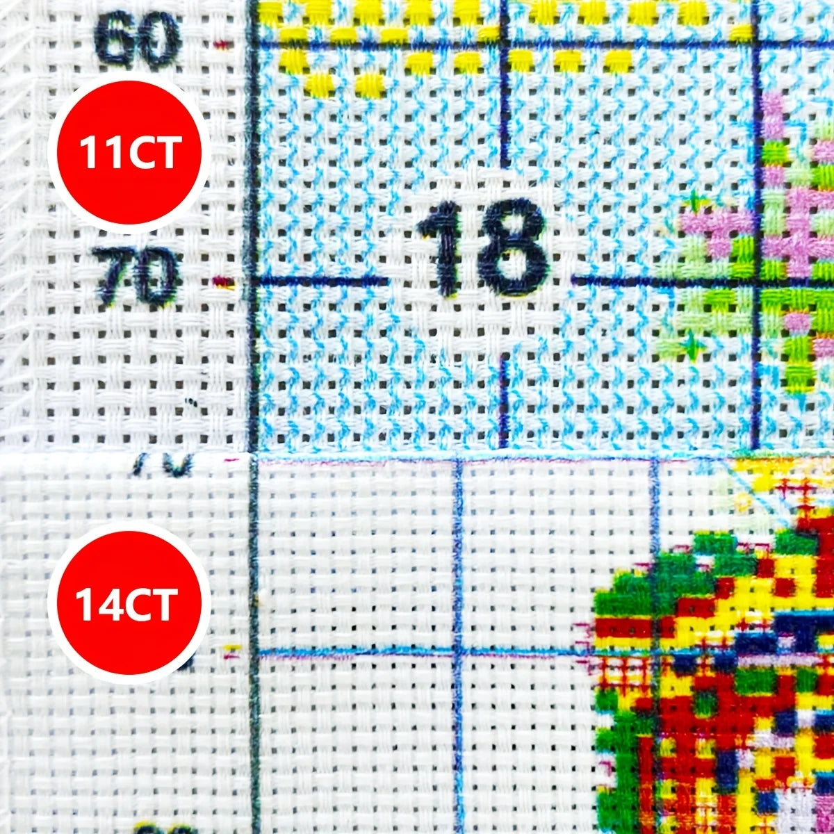 Christmas tree 40X40CM/15.74inch cross stitch Kit diy 11CT/14CT Embroidery crafting supplies embroidered kit hanging