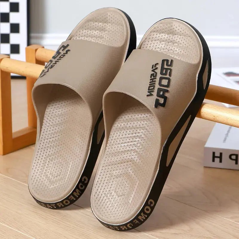 Slippers for men can be worn externally in summer. Trendy bathroom, bathroom, non-skid home, indoor, and home sandals for men Beauty hair & fashionfj