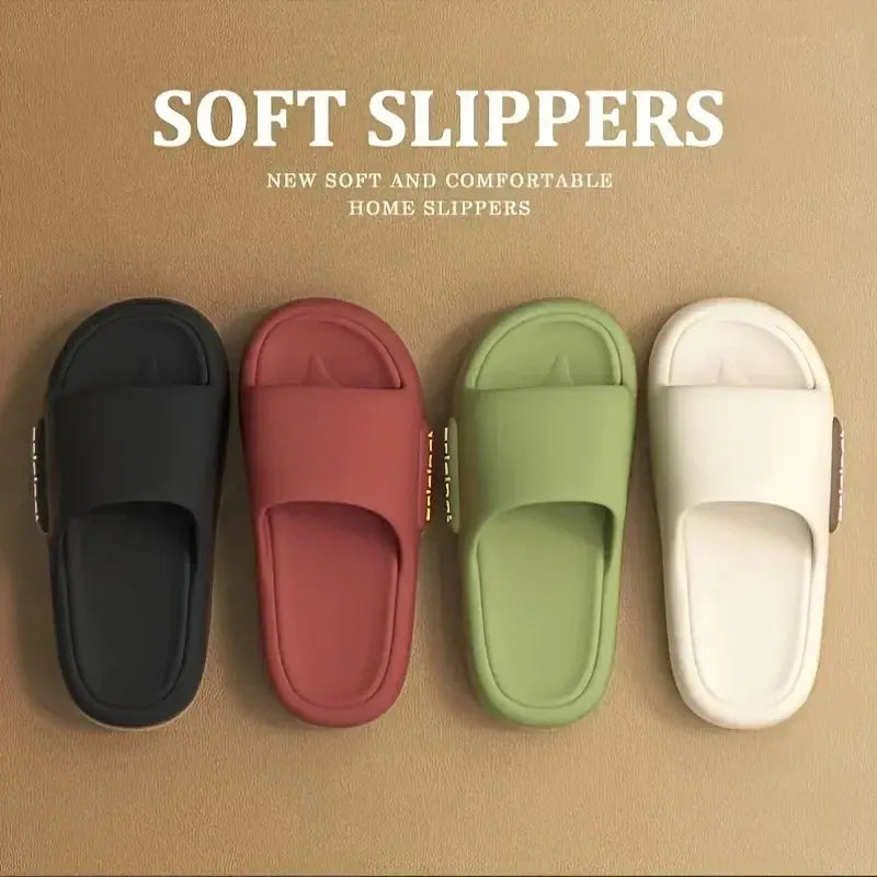 Women's Soft Slippers Thick-Soled Anti-Slip Indoor Outdoor Home Bathroom Relaxing Comfortable Cushioned Sandals，slippers woman Beauty hair & fashionfj