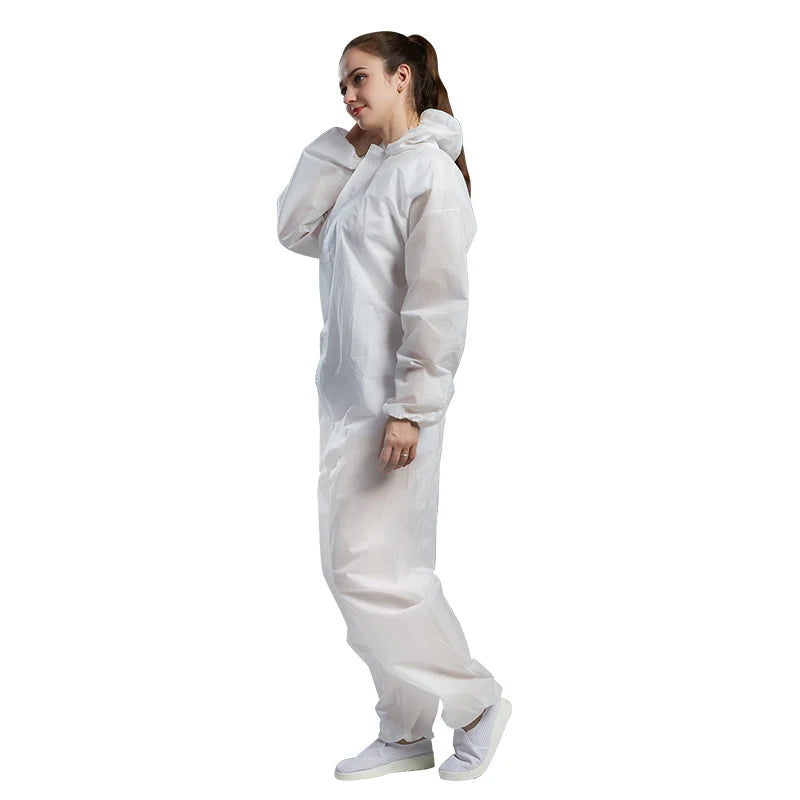 H-9011 Pre-Sterilized SMS Nonwoven 3-Piece Suit Biopharmaceutical Medical Device Manufacturing Cleanroom Garment(No Shoes) Beauty hair & fashionfj