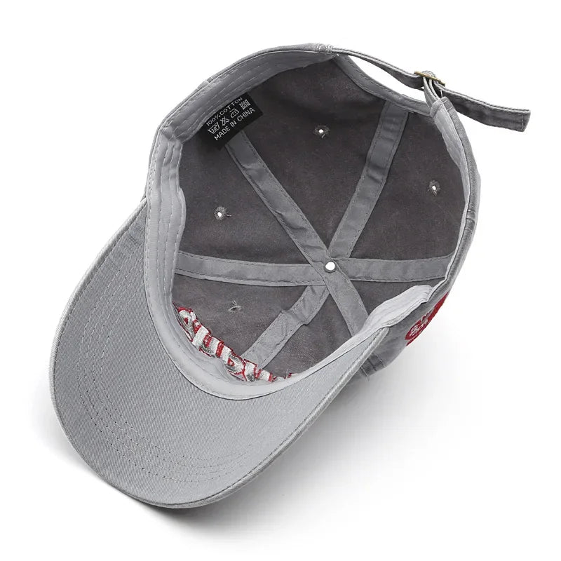 2025 Spring/Summer Unisex Cotton Baseball Cap Vintage Washed with Alphabet  ALWAYS Embroidery - Hip-Hop Inspired Snapback Design Beauty hair & fashionfj