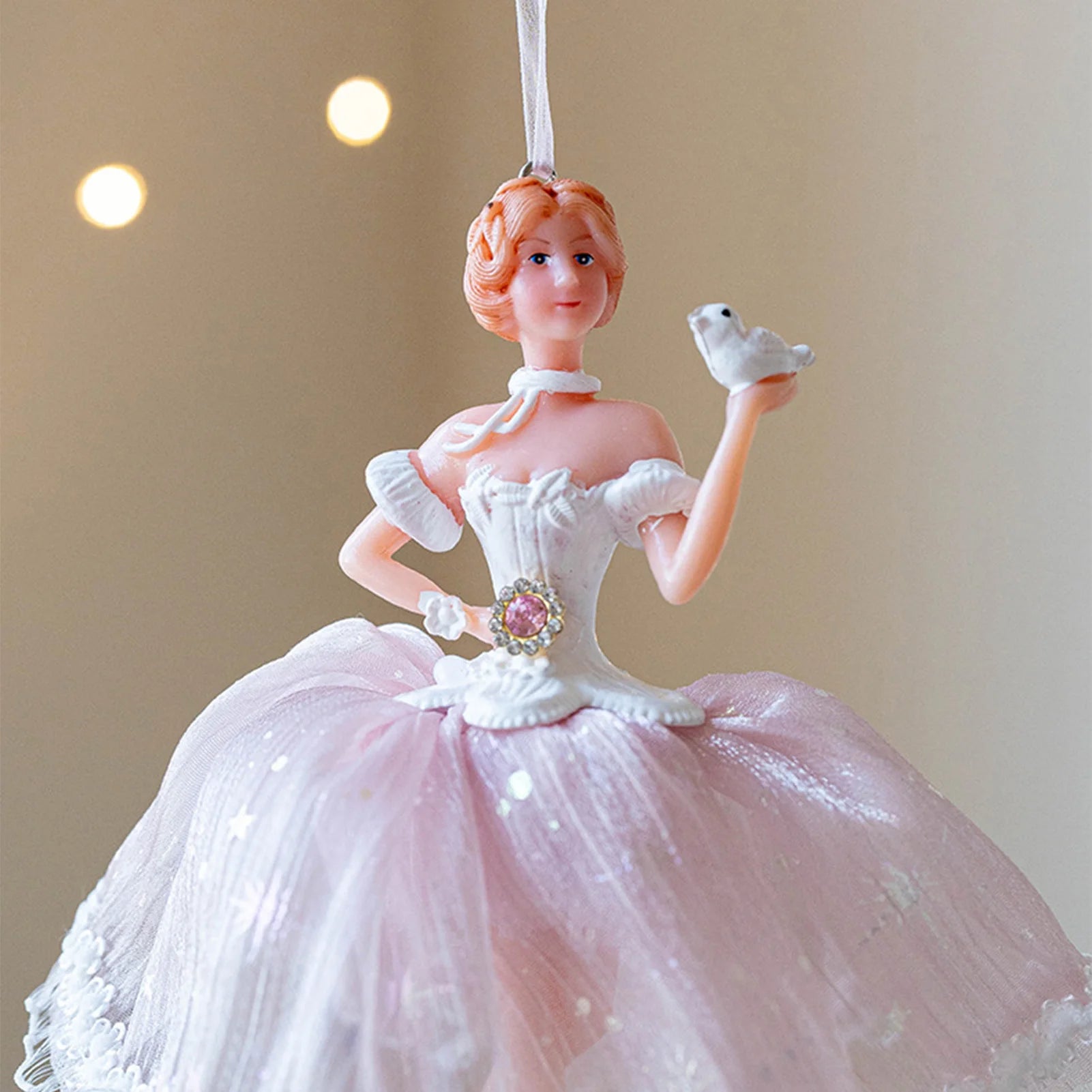 Christmas Tree Pendant Exquisite Elegant Fairy Hanging For Tree Branch 2025 Navidad New Year Thanksgiving Day Party Decorations