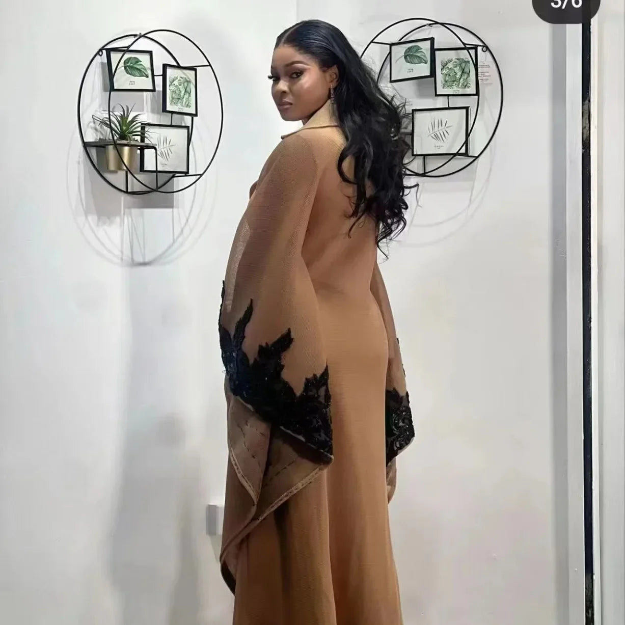 2024 Elegant African Party Evening Dresses for Women African 3/4 Sleeve Plus Size Long Maxi Dress Gowns Dashiki Africa Clothing