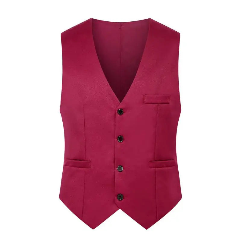 M-5XL Plus Size Men's Slim Fit Mens Suit Vest Casual Suit Vest Man Formal Businss Vests Male Waistcoat Gilet Homme XXXXXL Beauty hair & fashionfj