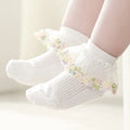 Girls Socks 2025 Spring Summer Breathable Mesh Lace Socks for Kids Baby Children Princess Socks Toddler Items Clothing