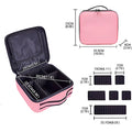 New Makeup Bag for Women Travel Waterproof Necessary Beauty Brush Embroidery Tool Storage Cosmetic Case Professional Makeup Box