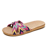 Indoor Slippers Women Home Shoes Lightweight Linen Couple Slippers Lightweight Home Slippers Beauty hair & fashionfj