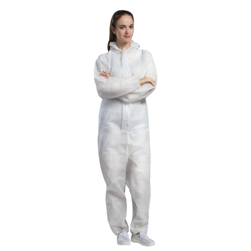 H-9011 Pre-Sterilized SMS Nonwoven 3-Piece Suit Biopharmaceutical Medical Device Manufacturing Cleanroom Garment(No Shoes) Beauty hair & fashionfj