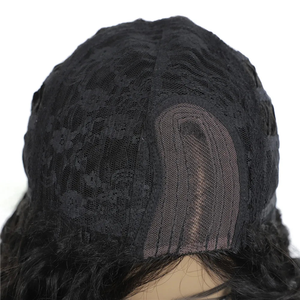 Loose Deep Brazilian Human Hair Wigs For Black Women IJOY Light Brown L Part  Full Machine Made Wigs Non-Remy Hair Wigs Beauty hair & fashionfj