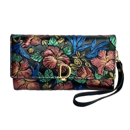 Women’s Leather Crossbody Bag – Stylish Long Wallet, Multi-functional Clutch Purse, Versatile Handbag for Daily Use