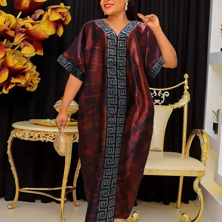 Customized Abayas For Women Dubai Luxury African Muslim Fashion Caftan Marocain Evening Party Dresses Boubou Robe Djellaba Femme Beauty hair & fashionfj