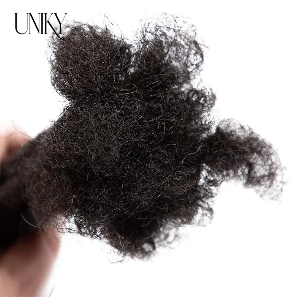 60 Strands Dreadlock Extensions For Men/Women  Afro Kinky Straight 100% Human Hair Handmade Loc Extensions Hair Braids Crochet Beauty hair & fashionfj