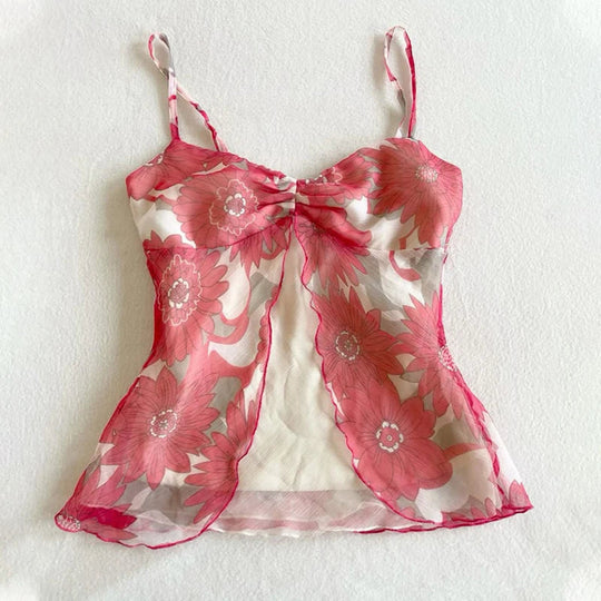 Women's Sweet and cute fairy tale style Y2K casual slim crop top polka dot kawaii bow lace all-match American Gothic cartoon top Beauty hair & fashionfj