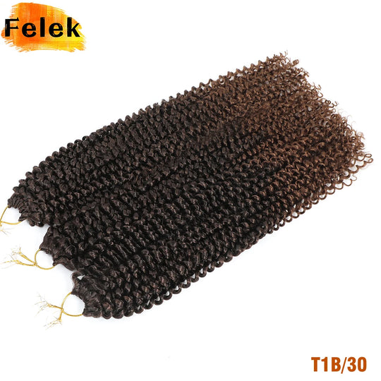 22 Inch Crochet Hair Water Wave Boho Braids Passion Twist Crochet Braid Hair Extensions Bohemian Braiding Hair For Black Women