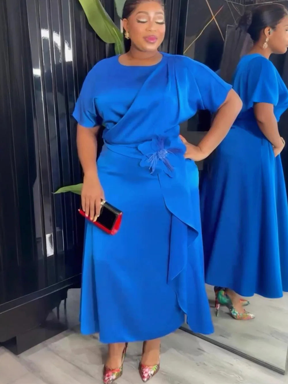African Dresses for Women Plus Size Africa Clothes Dashiki Ankara Turkey Outfits Gown Elegant Muslim Wedding Party Long Dress