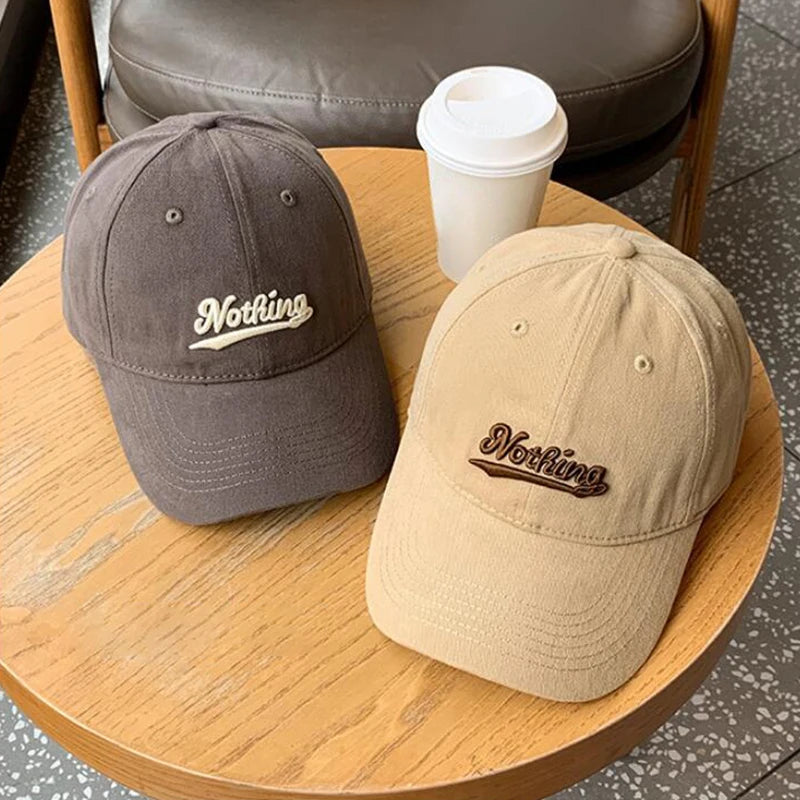 RICYGVM Letter Embroidery Baseball Hat For For Women Men Fashion Duck Tongue Cap Outdoor Sunshade Peaked Caps Solid Color Visors Beauty hair & fashionfj