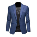 Men's Trendy Leisure Boutique Suit Jacket  Autumn Casual Business Slim Fit Non-ironing Single Button Suit Solid Formal Blouse Beauty hair & fashionfj