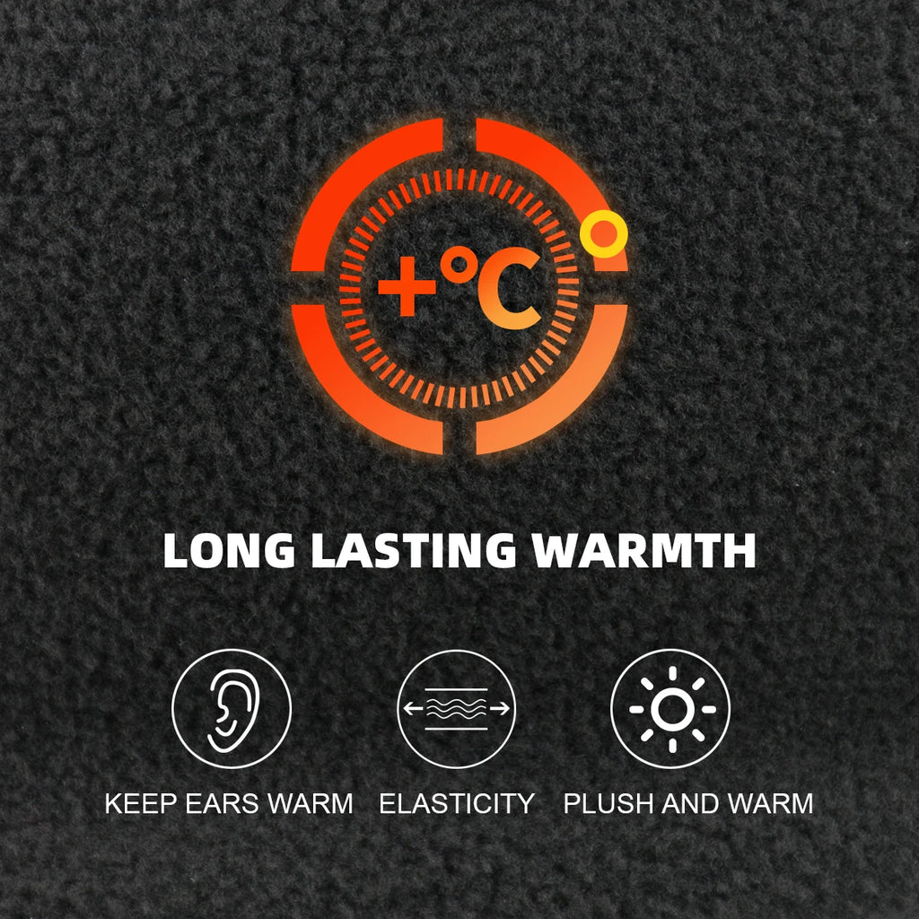 Winter Windproof Ear Warmer Running Headbands Warm Head Wraps Sport Bicycle Hat Headdress Hiking Riding Snowboard Soft Hats