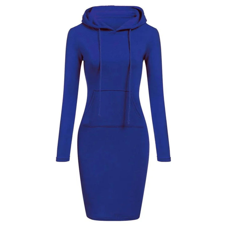Ladies Dress Autumn Women Hooded Dresses Hoodies Women Sweatshirts Women Hoodies Dress Tops Ladies Clothing Beauty hair & fashionfj