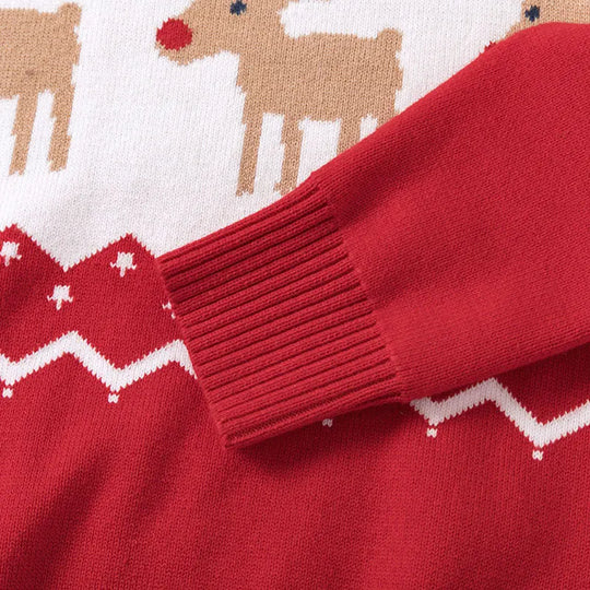 Xmas New Children Sweater Kids Warm Thicken Knitted Clothing Autumn Winter Baby Pullover Clothing Toddlers Christmas Sweaters