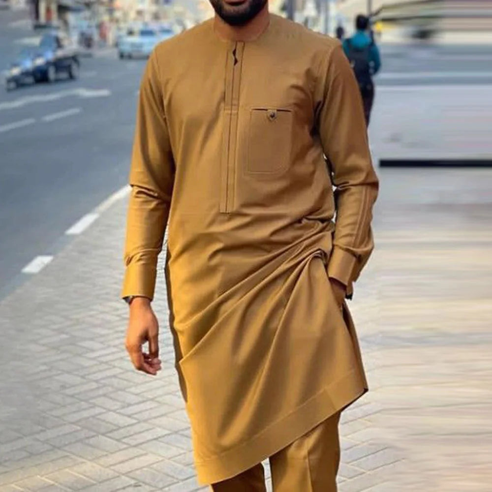 2 pieces kaftan outfits africa set clothing wedding evening dress dashiki african traditional dresses clothes for men 2025 Beauty hair & fashionfj