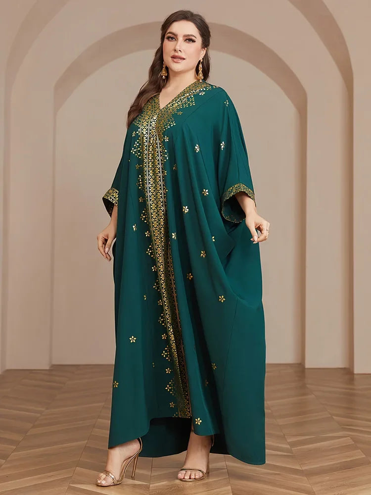 Jalabiya for Women Party Dresses Print Eid Muslim Ramadan Morocco Dubai Abayas Kaftan Islam Vestidos Arab Modest Long Robe Beauty hair & fashionfj