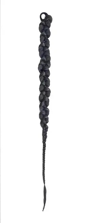 Fashion  Braided Ponytail Hair Extensions with Hair Ties for Women Twist Braid Personality Hot Girl Kink Braid Hip Hop Girl Beauty hair & fashionfj