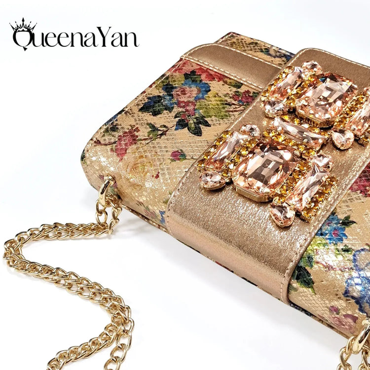 QSGFC Italian Sandals and Bags Matching Set 2025 Women Heel Party for Rose Gold Colour Wedding Bigger Size Thick Heel Shoes Beauty hair & fashionfj