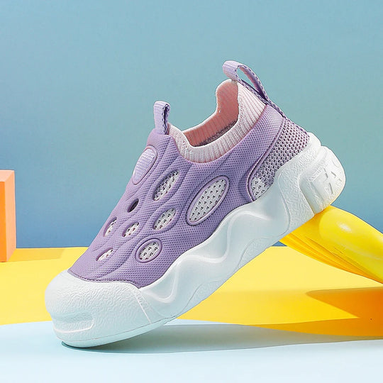 Kids Shoes Children Boys Sneakers Soft-soled Lightweight Breathable Non-slip Sports Running Walking for Girls Tennis Mesh Shoes
