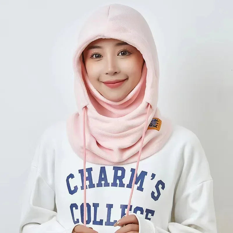 Winter Warm Hat with Mask Neck Warmer 3-in-1 Windproof Balaclava for Men and Women hat Cycling Hiking Cold Weather Protection