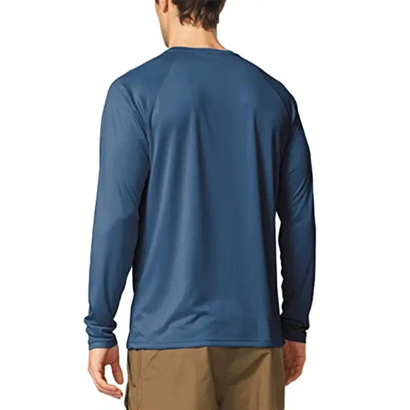 Men's Sun Protection shirts Summer UPF 50+ Long Sleeve Quick Dry Men Shirts Breathable Hiking Fish Performance Tops UV-Proof Beauty hair & fashionfj