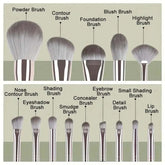 14Pcs Makeup Brushes Soft Fluffy Cosmetic Powder Eye Shadow Foundation Blush Blending Beauty Make Up Brush With Powder Puff Idea Beauty hair & fashionfj