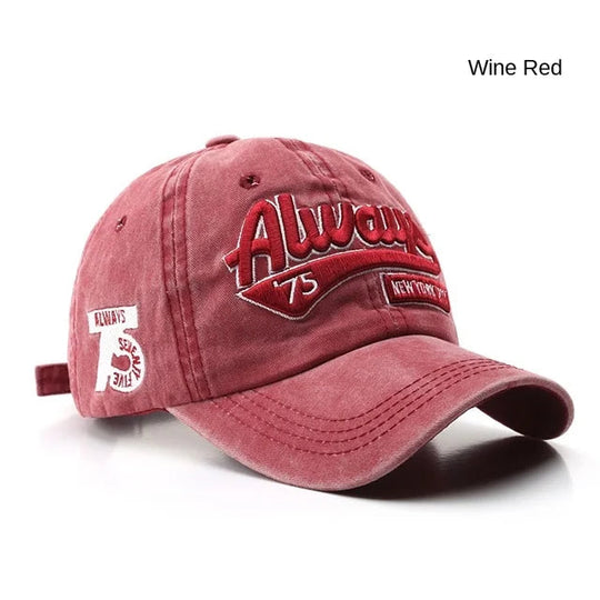 2022 Summer Women Men Baseball Cap Fashion Letter Embroidery Snapback Hat Vintage Washed Cotton Unisex Hip Hop Sun Hat Casquette Beauty hair & fashionfj