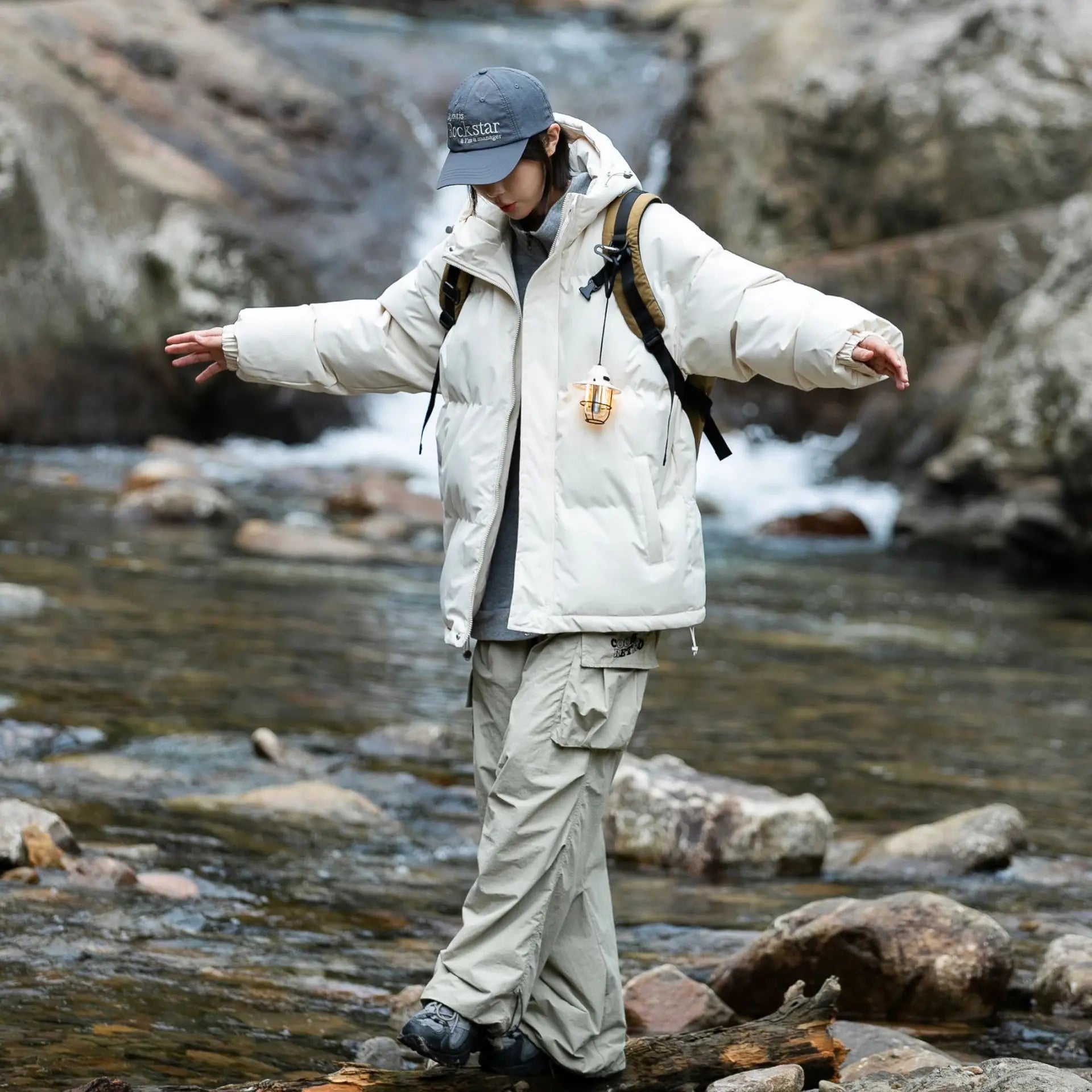 Winter Jacket Mens Streetwear Hip Hop Parka Korean Black Clothes Puffer Jackets Men Hooded Thick Warm Colorful Bubble Coat men