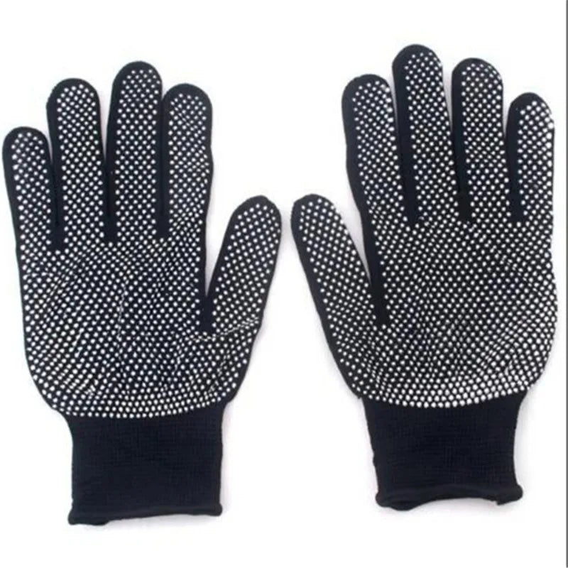 Thermal Styling Gloves Heat Resistant Glove Hair Straightener Perm Curling Hairdressing Heat Resistant Finger Glove Styling Tool