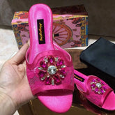 Sparkling Rhinestone Sandals – Glam Up Every Step in Style Beauty hair & fashionfj