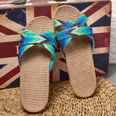 Indoor Slippers Women Home Shoes Lightweight Linen Couple Slippers Lightweight Home Slippers Beauty hair & fashionfj