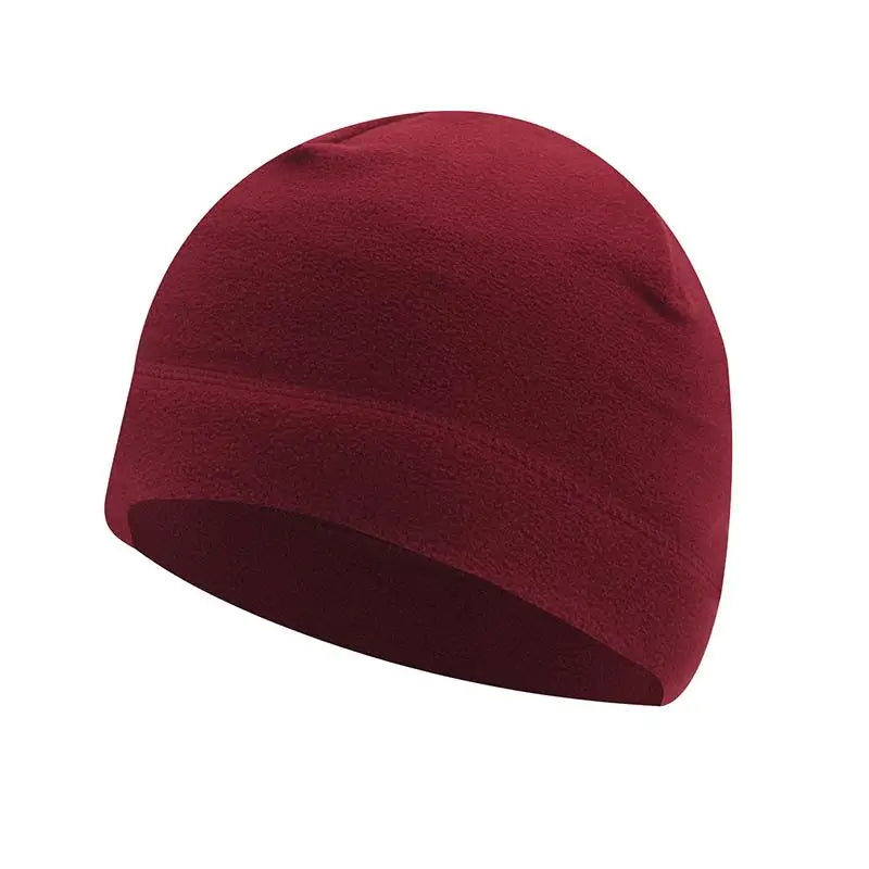 Winter New Fleece Hat Windproof Outdoor Hiking Accessories Hunting Men Caps Snowboard Cycling Warmer Brimless Beanies Hat