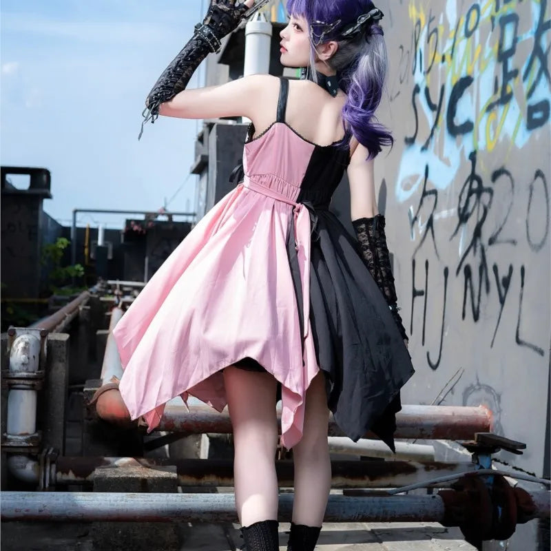 Design sense Gothic dark dress Beauty hair & fashionfj