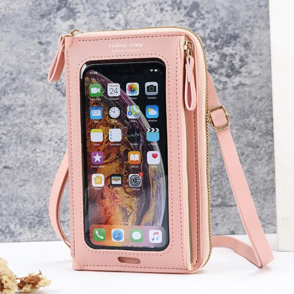 Women Crossbody Bags Touch Screen Cell Phone Purse Fashion Shoulder Bag Mobile Mini Wallet Card Holder Handbag Fashion