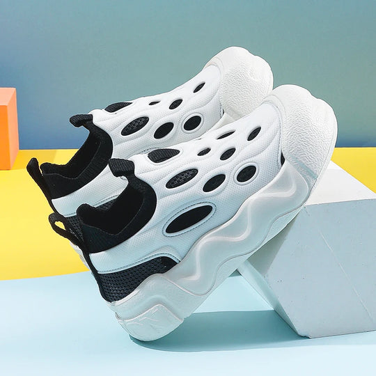 Kids Shoes Children Boys Sneakers Soft-soled Lightweight Breathable Non-slip Sports Running Walking for Girls Tennis Mesh Shoes
