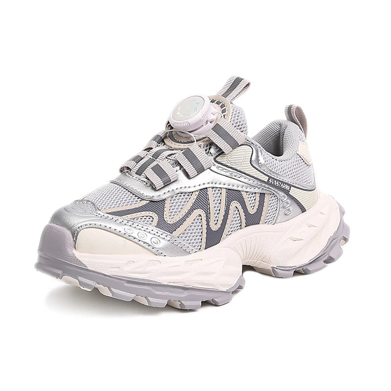 Kids Sneakers for Girls Fashion Sports Shoes for Toddlers Breathable Non-slip Children School Running Shoes for Boys Versatile