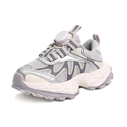 Kids Sneakers for Girls Fashion Sports Shoes for Toddlers Breathable Non-slip Children School Running Shoes for Boys Versatile